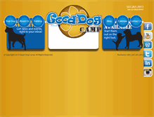 Tablet Screenshot of gooddogcamp.com